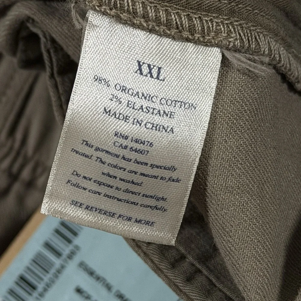 Faherty Men's Size XXL Brown Essential Drawstring Pull On Shorts